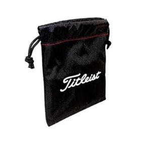 NEW Titleist Drawstring Valuables Assessory Fleece Lined Pouch 7” X 6” NWOT